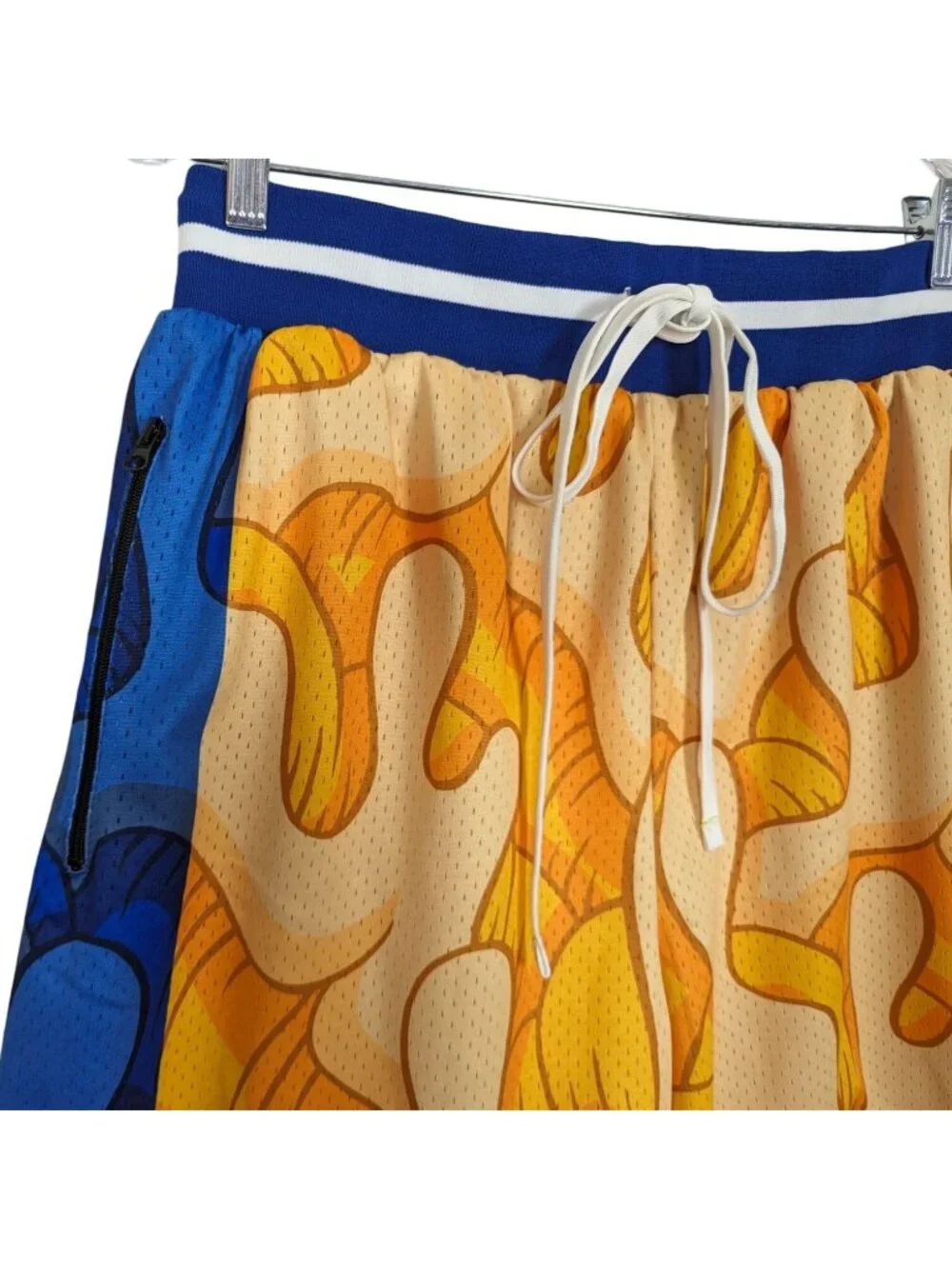 COLLECT SELECT Aaron Kai Warriors swingman blue yellow orange shorts size XL